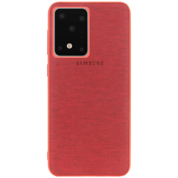 

TPU чехол Fiber Logo для Samsung Galaxy S20 Ultra Красный