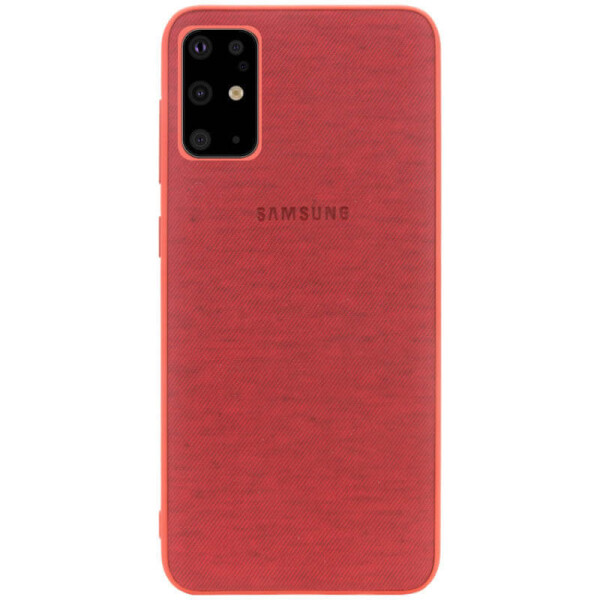 

TPU чехол Fiber Logo для Samsung Galaxy S20+ Красный