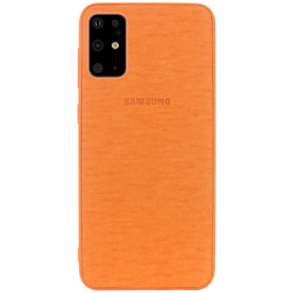 

TPU чехол Fiber Logo для Samsung Galaxy S20+ Оранжевый