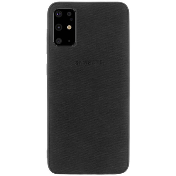 

TPU чехол Fiber Logo для Samsung Galaxy S20+ Черный