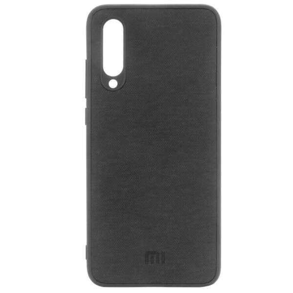 

TPU чехол Fiber Logo для Xiaomi Mi 9 Черный