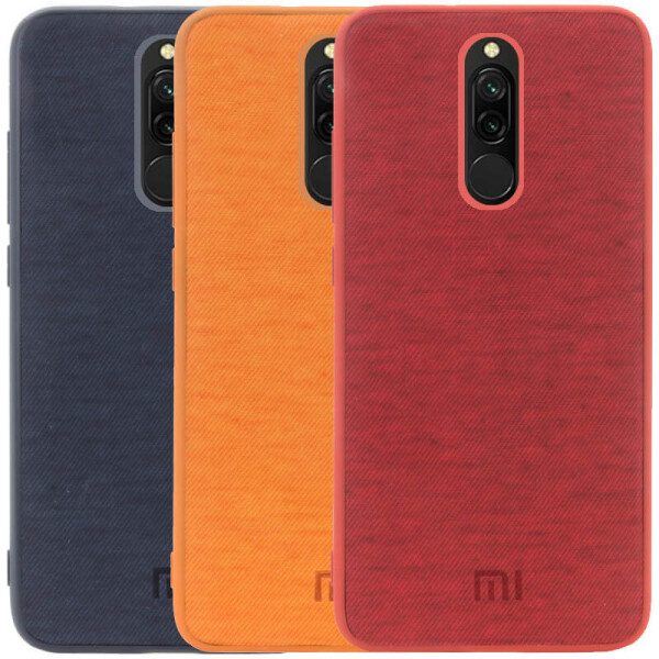 

TPU чехол Fiber Logo для Xiaomi Redmi 8 Красный