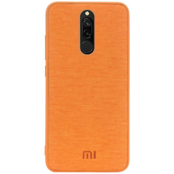 

TPU чехол Fiber Logo для Xiaomi Redmi 8 Оранжевый