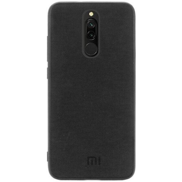 

TPU чехол Fiber Logo для Xiaomi Redmi 8 Черный