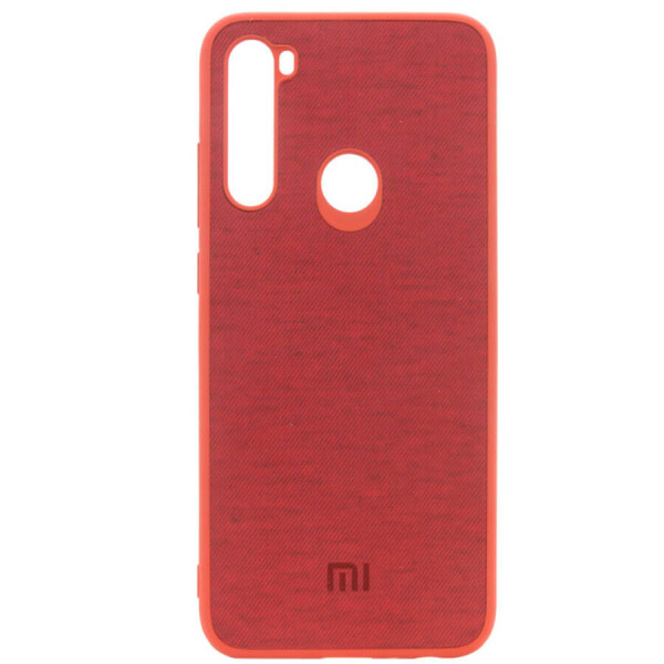 

TPU чехол Fiber Logo для Xiaomi Redmi Note 8 Красный