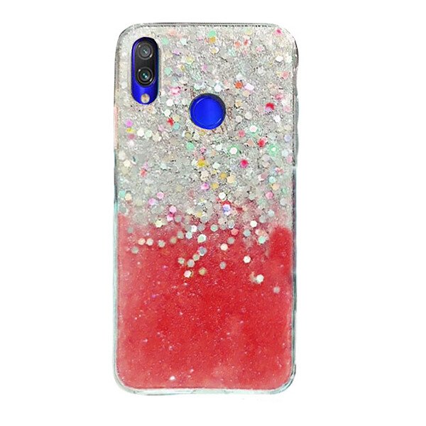 

TPU чехол Galaxy Glitter для Xiaomi Redmi 7 Красный