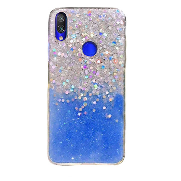 

TPU чехол Galaxy Glitter для Xiaomi Redmi 7 Синий