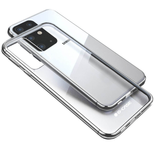 

TPU чехол G-Case Shiny Series для Samsung Galaxy S20+ Серебряный
