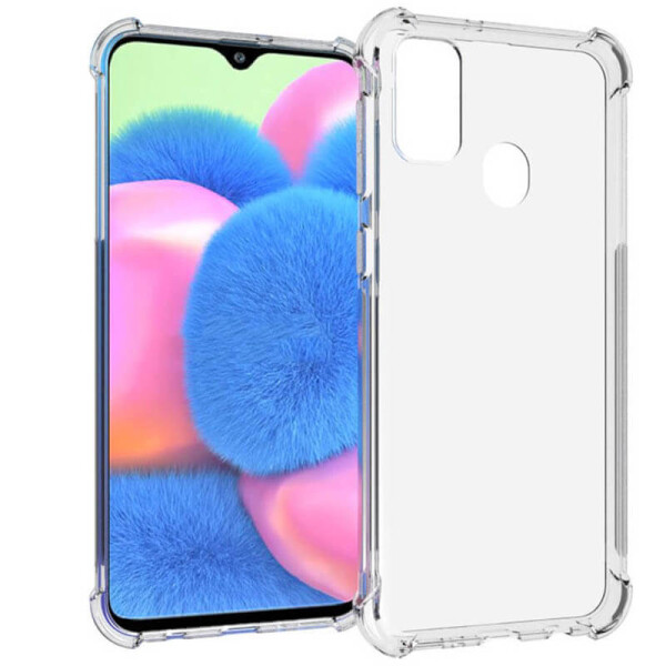 

TPU чехол GETMAN Ease с усиленными углами для Samsung Galaxy M30s Прозрачный / Transparent