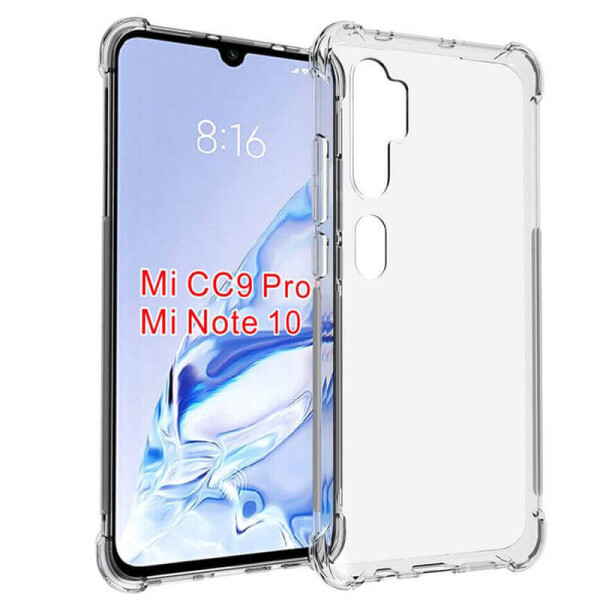 

TPU чехол GETMAN Ease с усиленными углами для Xiaomi Mi Note 10 / MI Note 10 Pro / CC9 Pro Прозрачный / Transparent
