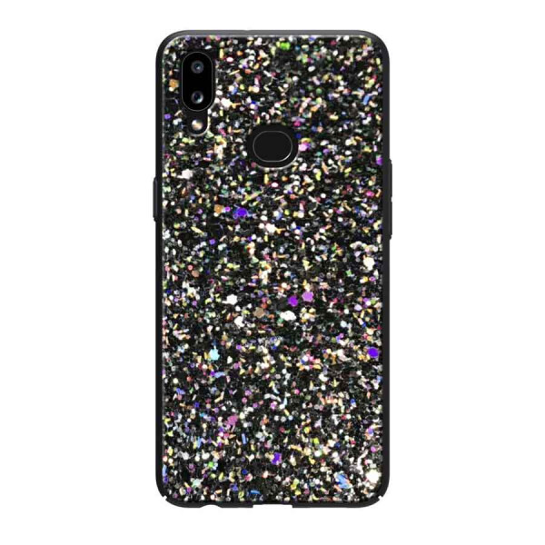 

TPU чехол Glitter Crystal для Samsung Galaxy A10s Черный