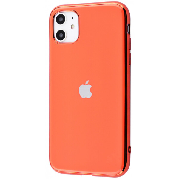 

TPU чехол GLOSSY LOGO для Apple iPhone 11 (6.1") Коралловый