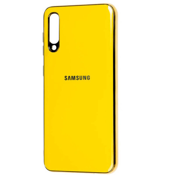 

TPU чехол GLOSSY LOGO для Samsung Galaxy A50 (A505F) / A50s / A30s Желтый