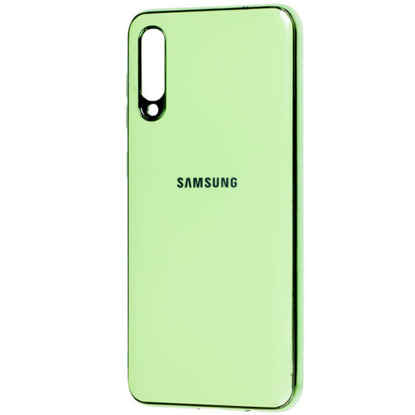 

TPU чехол GLOSSY LOGO для Samsung Galaxy A50 (A505F) / A50s / A30s Салатовый