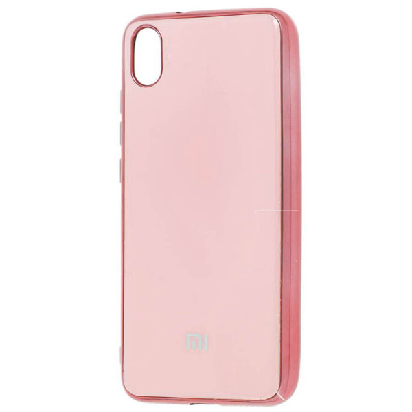 

TPU чехол GLOSSY LOGO для Xiaomi Redmi 7A Розовый / Rose Gold