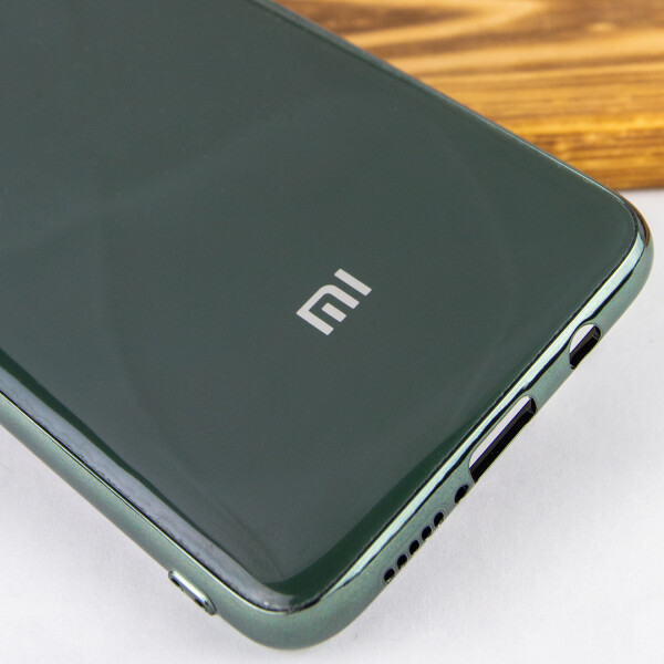 

TPU чехол GLOSSY LOGO для Xiaomi Redmi Note 8 Pro Зеленый / Pine green