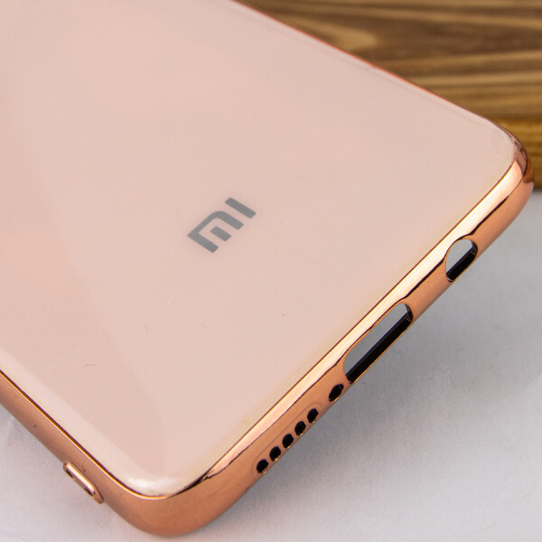 

TPU чехол GLOSSY LOGO для Xiaomi Redmi Note 8 Pro Розовый / Rose Gold