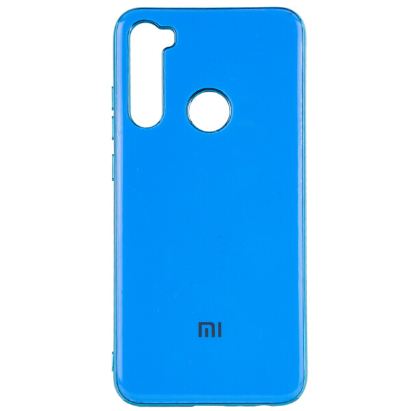 

TPU чехол GLOSSY LOGO для Xiaomi Redmi Note 8 Голубой