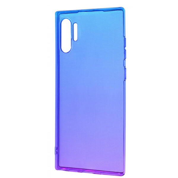 

TPU чехол Gradient Color для Samsung Galaxy Note 10 Plus Синий / Фиолетовый