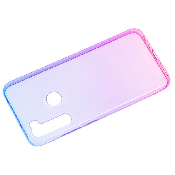 

TPU чехол Gradient Color для Xiaomi Redmi Note 8 Голубой / Розовый