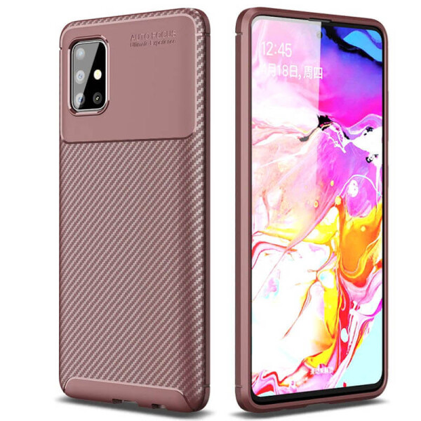 

TPU чехол iPaky Kaisy Series для Samsung Galaxy A51 Коричневый