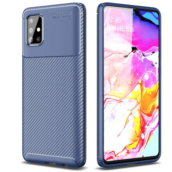 

TPU чехол iPaky Kaisy Series для Samsung Galaxy A51 Синий