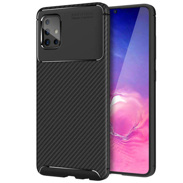 

TPU чехол iPaky Kaisy Series для Samsung Galaxy A51 Черный