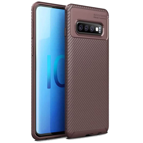 

TPU чехол iPaky Kaisy Series для Samsung Galaxy S10+ Коричневый