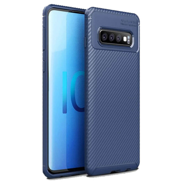 

TPU чехол iPaky Kaisy Series для Samsung Galaxy S10+ Синий