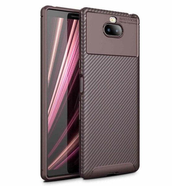 

TPU чехол iPaky Kaisy Series для Sony Xperia 10 Plus Коричневый