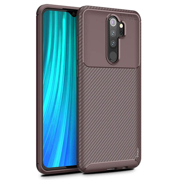 

TPU чехол iPaky Kaisy Series для Xiaomi Redmi Note 8 Pro Коричневый