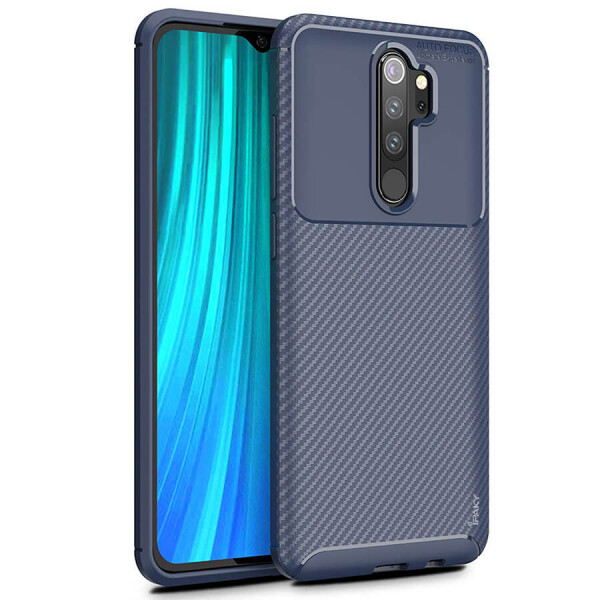

TPU чехол iPaky Kaisy Series для Xiaomi Redmi Note 8 Pro Синий
