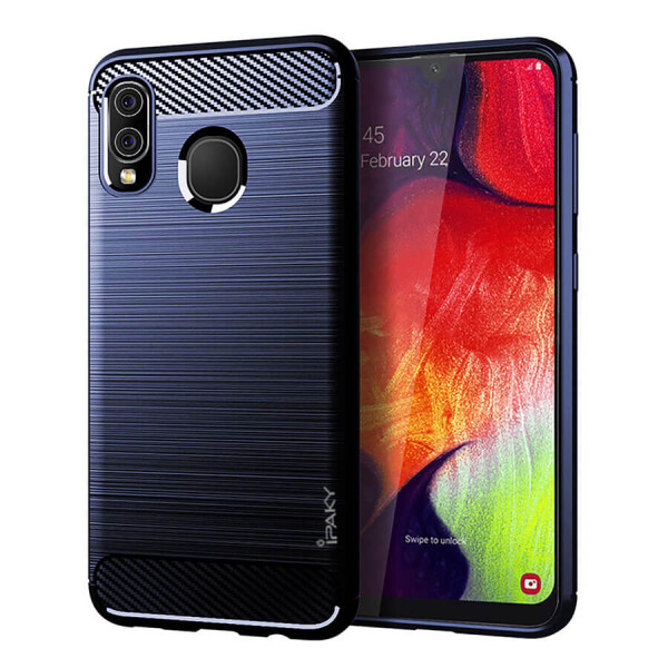 

TPU чехол iPaky Slim Series для Samsung Galaxy A20 / A30 Синий