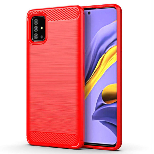 

TPU чехол iPaky Slim Series для Samsung Galaxy A51 Красный