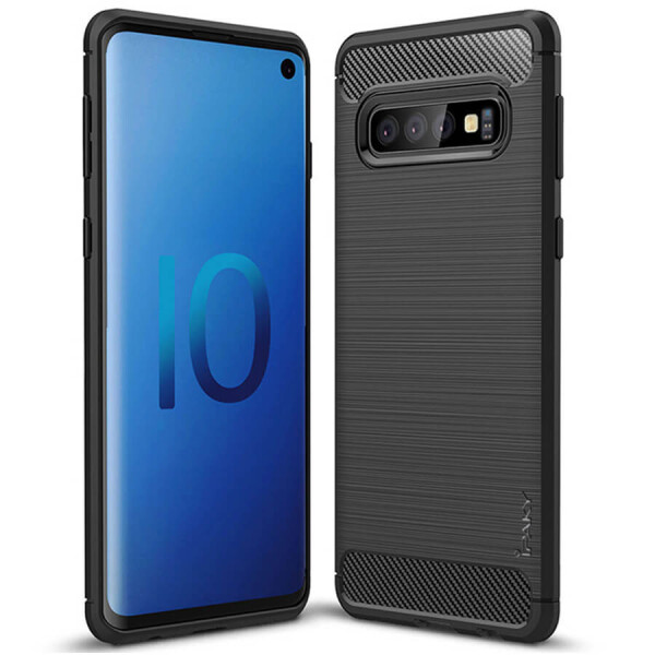 

TPU чехол iPaky Slim Series для Samsung Galaxy S10+ Черный