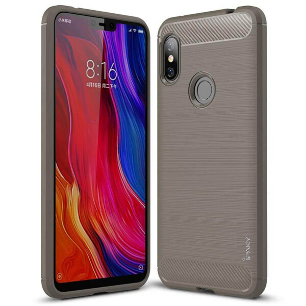 

TPU чехол iPaky Slim Series для Xiaomi Redmi Note 6 Pro Серый
