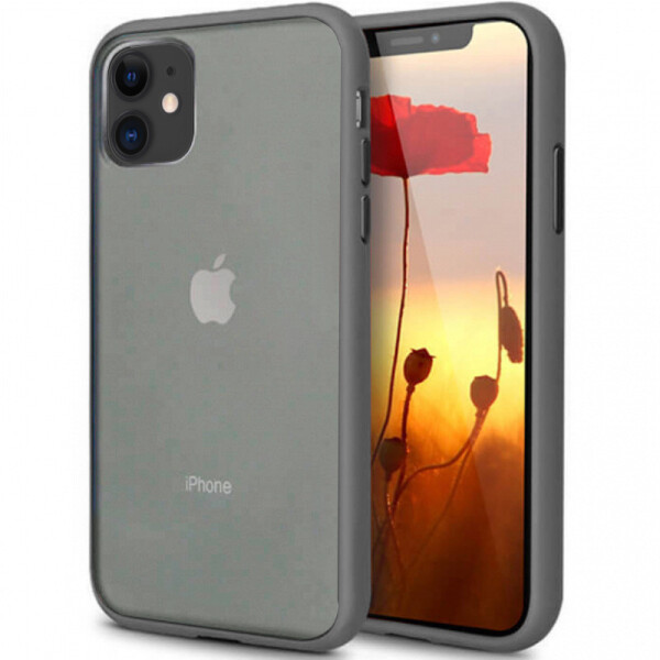 

TPU чехол LikGus Maxshield для Apple iPhone 11 (6.1") Серый