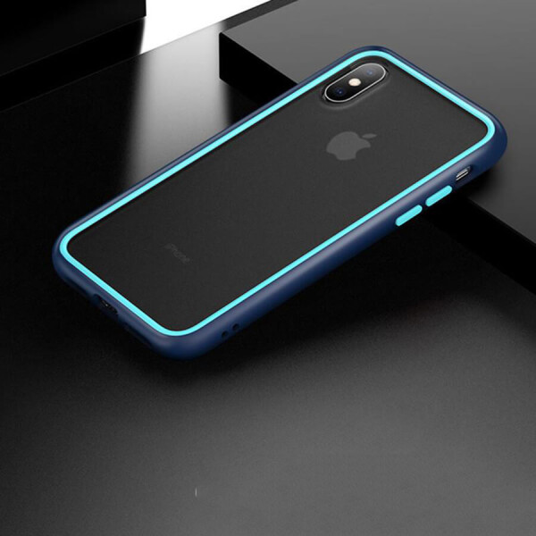 

TPU чехол LikGus Maxshield для Apple iPhone X / XS (5.8") Сине-Зеленый / Marine Blue