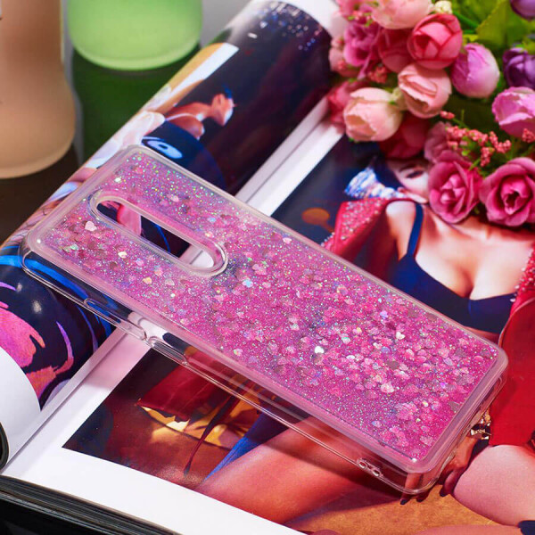 

TPU чехол Liquid hearts для Xiaomi Redmi K20 / K20 Pro / Mi9T / Mi9T Pro Розовый
