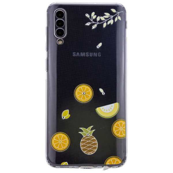 

TPU чехол Luxury Diamond full protective для Samsung Galaxy A50 (A505F) / A50s / A30s Желтый / Тропические фрукты
