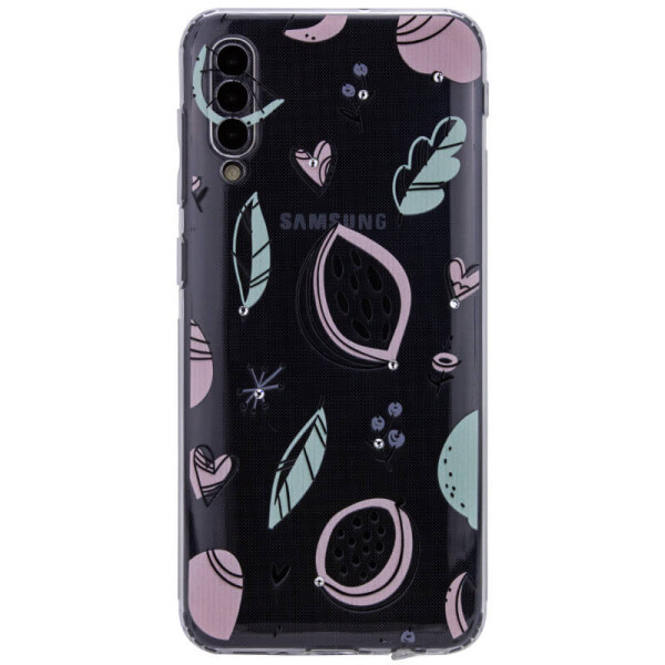 

TPU чехол Luxury Diamond full protective для Samsung Galaxy A50 (A505F) / A50s / A30s Прозрачный / Экзотические фрукты