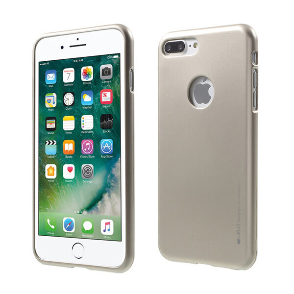 

TPU чехол Mercury iJelly Metal series для Apple iPhone 7 plus / 8 plus (5.5") Золотой
