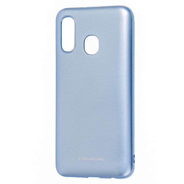 

TPU чехол Molan Cano Glossy для Samsung Galaxy A20 / A30 Голубой