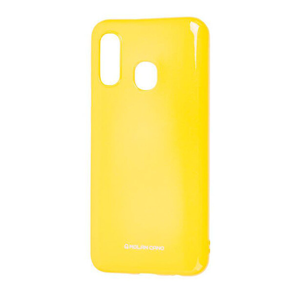 

TPU чехол Molan Cano Glossy для Samsung Galaxy A20 / A30 Желтый