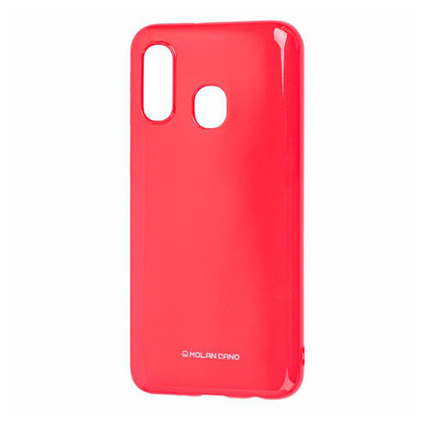 

TPU чехол Molan Cano Glossy для Samsung Galaxy A20 / A30 Малиновый