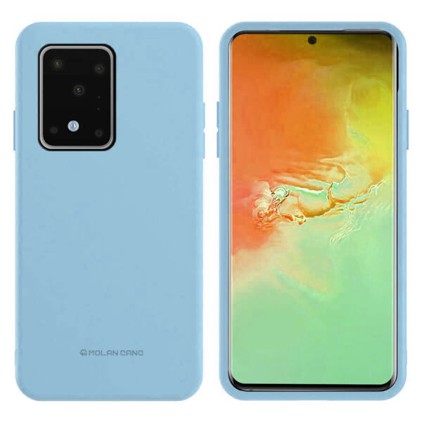 

TPU чехол Molan Cano Smooth для Samsung Galaxy S20 Ultra Бирюзовый