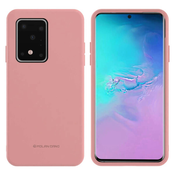 

TPU чехол Molan Cano Smooth для Samsung Galaxy S20 Ultra Розовый