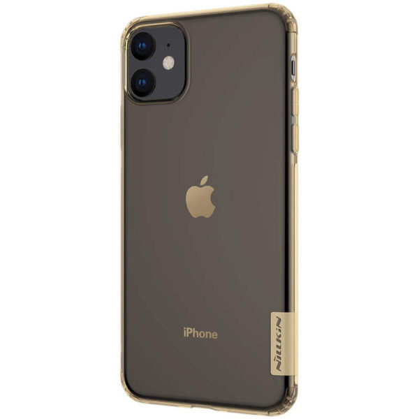 

TPU чехол Nillkin Nature Series для Apple iPhone 11 (6.1") Золотой (прозрачный)