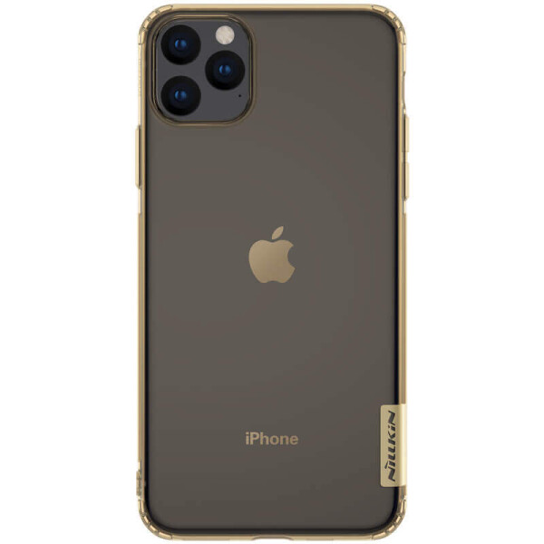 

TPU чехол Nillkin Nature Series для Apple iPhone 11 Pro Max (6.5") Золотой (прозрачный)