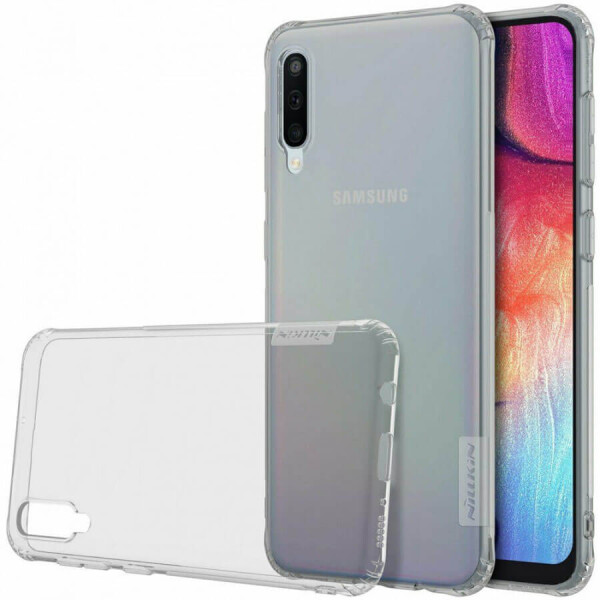 

TPU чехол Nillkin Nature Series для Samsung Galaxy A50 (A505F) / A50s / A30s Серый (прозрачный)